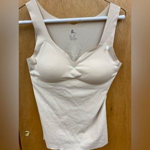 Fullness Nude Seamless Shapewear Tank Top- removable pad